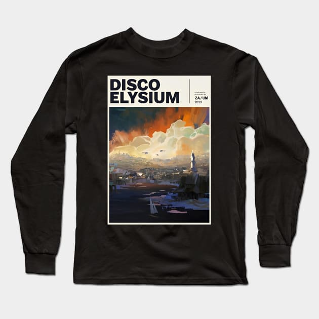 Disco Elysium Long Sleeve T-Shirt by garyroberts